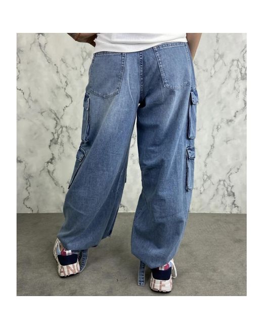 One Teaspoon Denim Ballon Jeans in het Blue