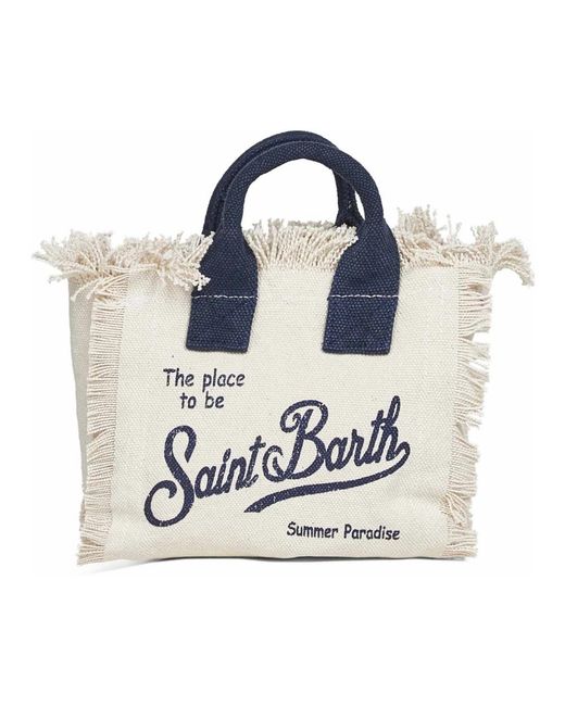 Mc2 Saint Barth Blue Shopping Bags