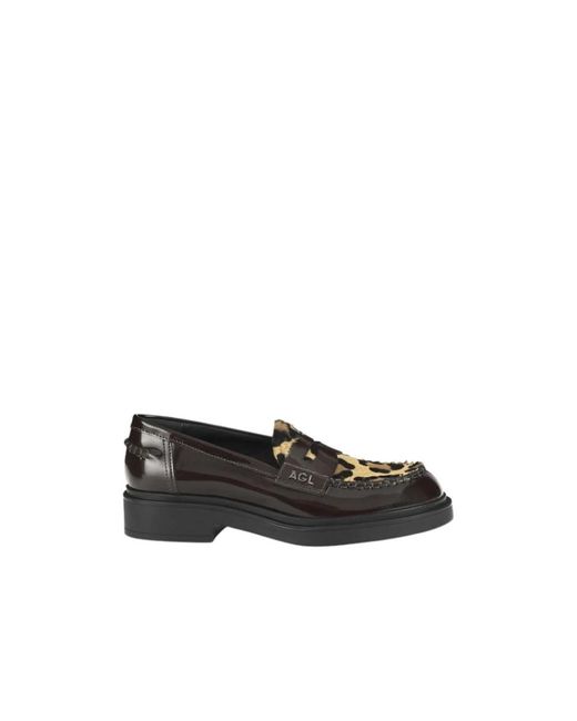 Loafers Agl Attilio Giusti Leombruni de color Black