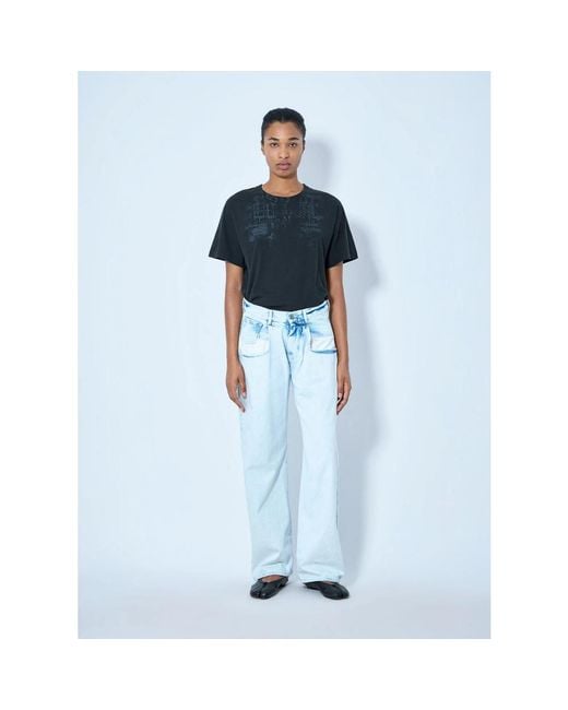 Maison Margiela Blue Loose Fit Jeans