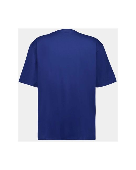 McQueen Tops ,Blauw ,Katoen Engineered Skull T-Shirt in het Blue voor heren