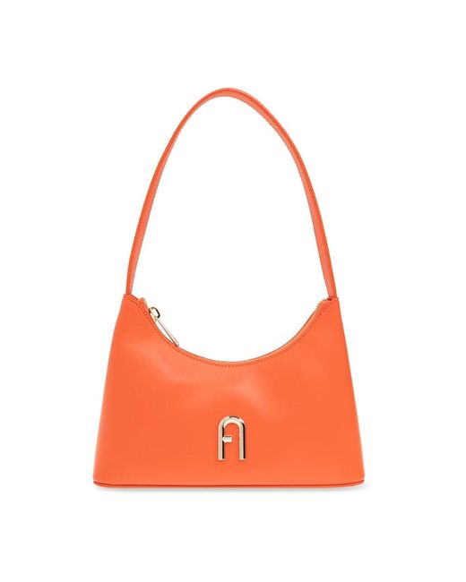 Furla Orange Shoulder Bags