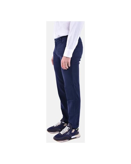 Re-hash Blue Slim-Fit Trousers for men