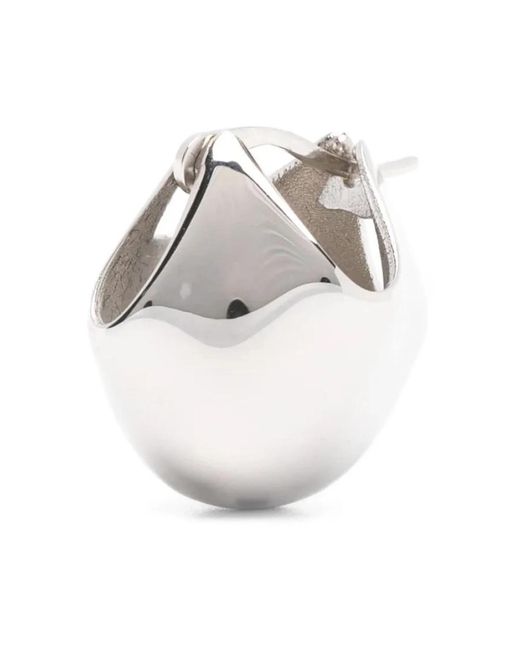 Khaite White Earrings