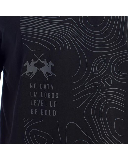 La Martina Blue T-Shirts for men