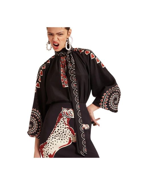LaDoubleJ Overhemden ,Zwart ,Cerere Blouse in het Black