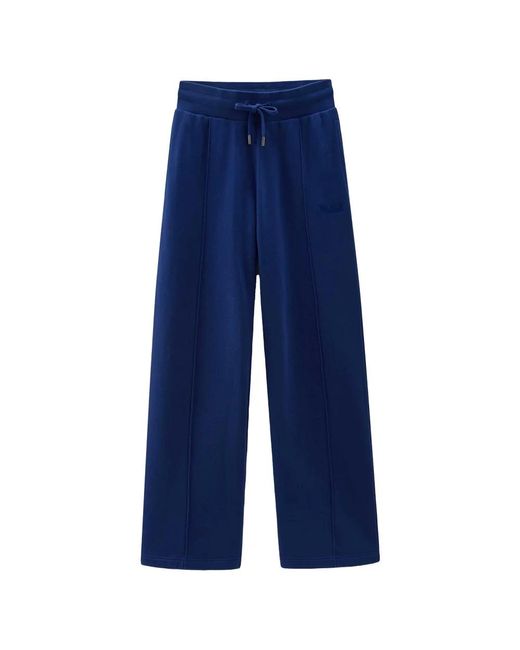 Woolrich Blue Wide Trousers