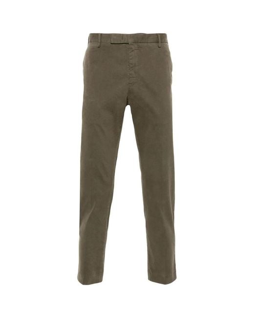 PT01 Green Chinos for men