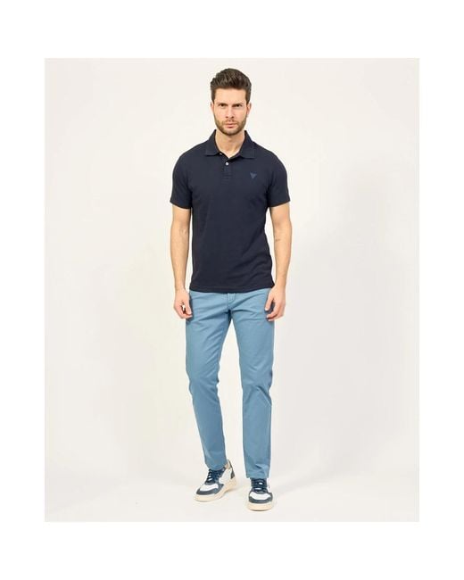 Guess Blue Polo Shirts for men