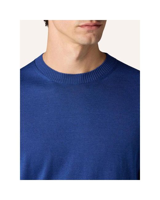 Ballantyne Seide baumwolle t-shirt elegantes design regular fit in Blue für Herren