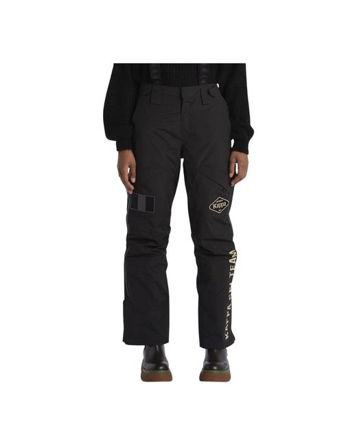 Kappa Black Wide Trousers