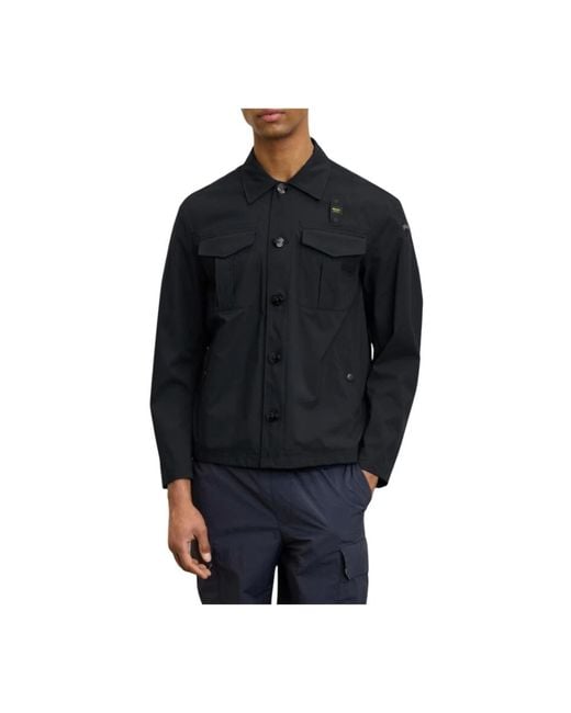 Light Jackets di Blauer in Black da Uomo