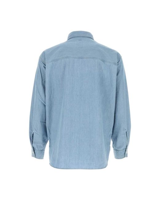 Nanamica Blue Denim Shirts for men
