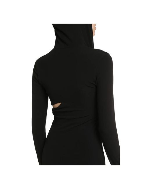 Versace Black Stilvolles kleid für frauen