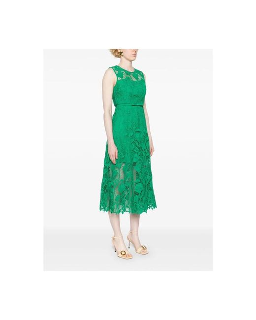 Dresses > day dresses > midi dresses Self-Portrait en coloris Green