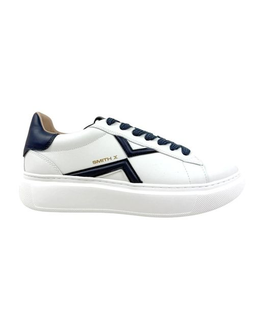 Alexander Smith Blue Sneakers for men