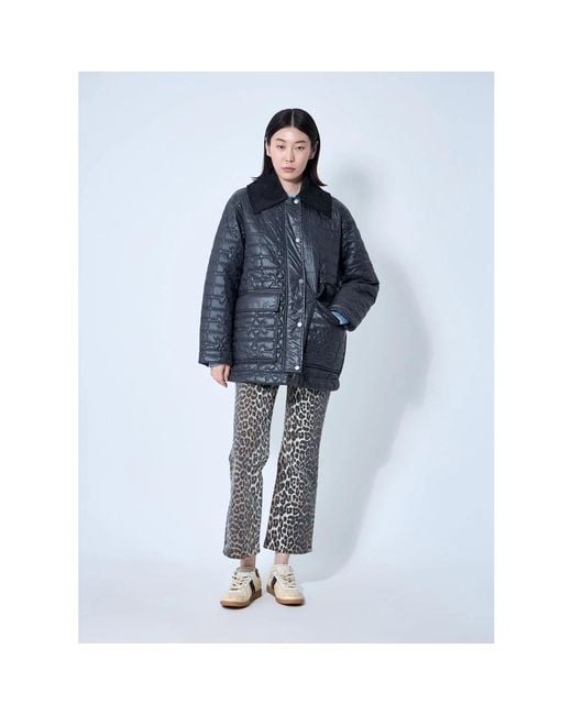 Ganni Blue Winter Jackets