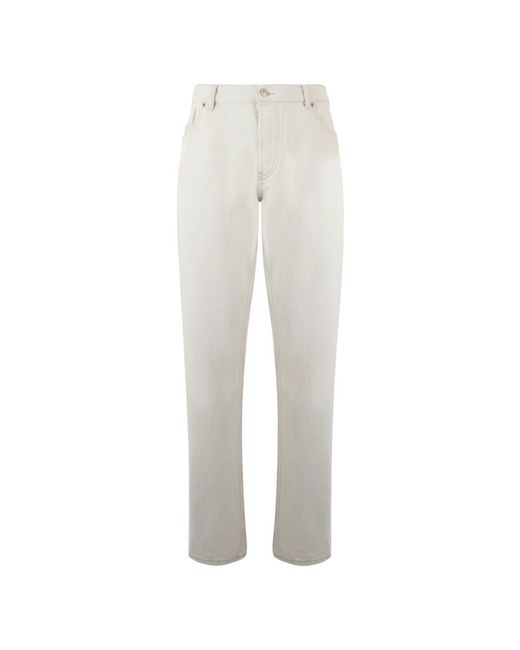 DIESEL Gray Straight Jeans for men