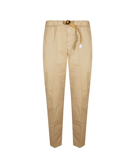 White Sand Broeken ,Pantalone Lungo Base Gabardina in het Natural voor heren