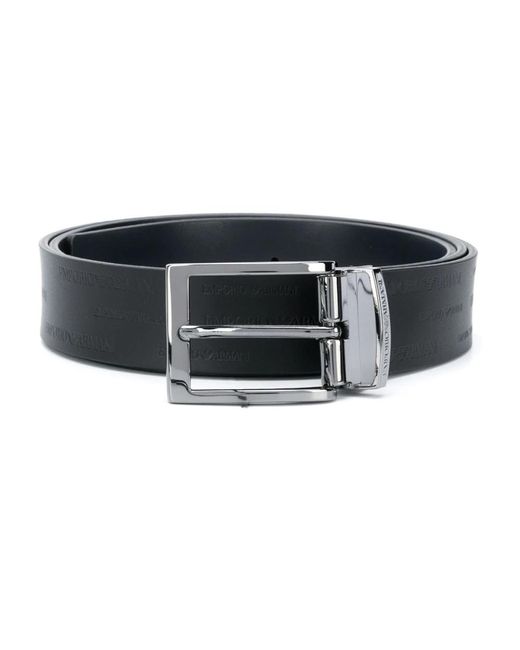 Belts Emporio Armani pour homme en coloris Black