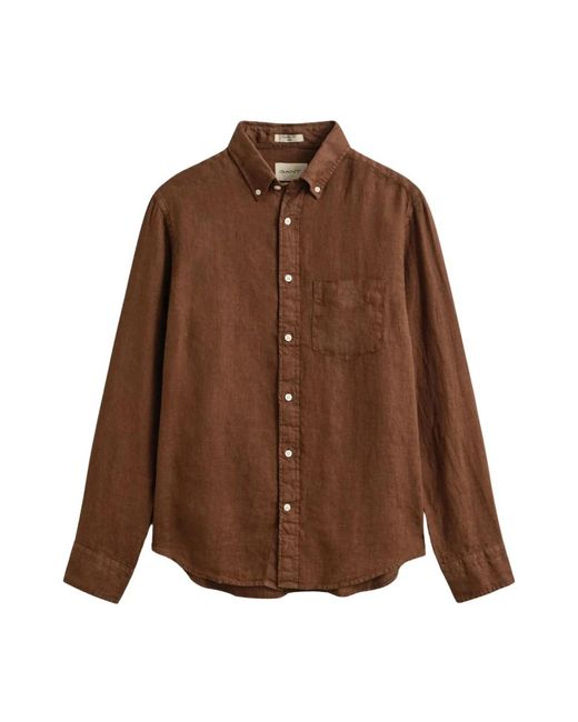 Gant Brown Casual Shirts for men