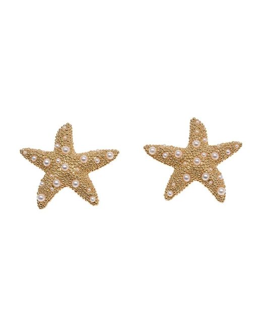 Self-Portrait Metallic Earrings