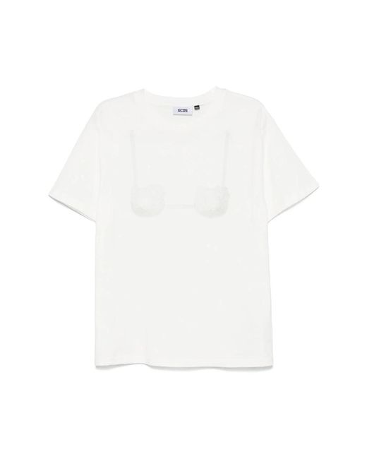 Gcds T-Shirts in het White