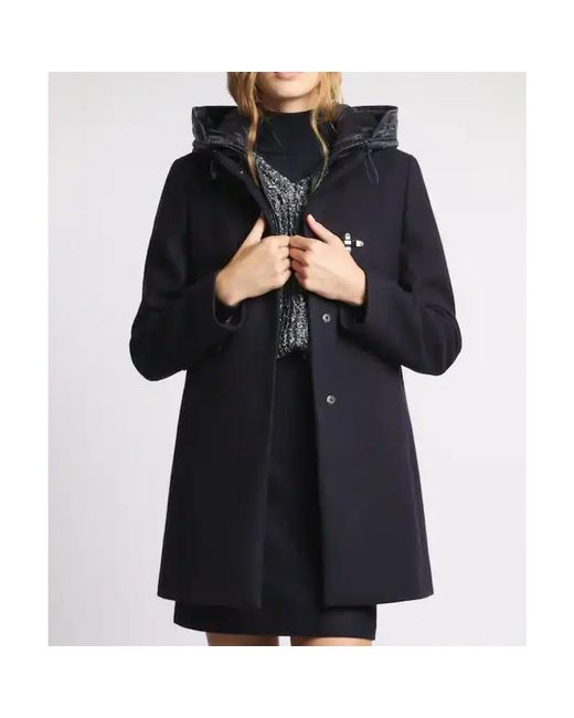Fay Toggle Coat in het Blue