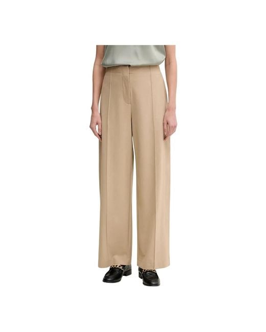 Mos Mosh Button Patch-Pocket Broeken in het Natural