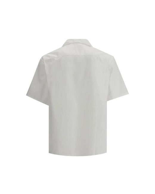 Prada Gray Short Sleeve Shirts for men