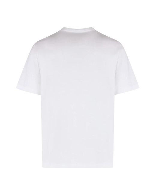 Versace White Logo T-Shirt for men