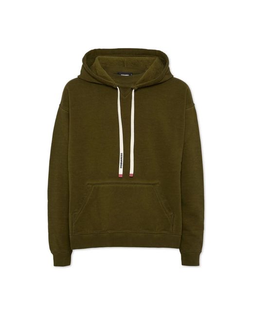 DSquared² Green Hoodies for men