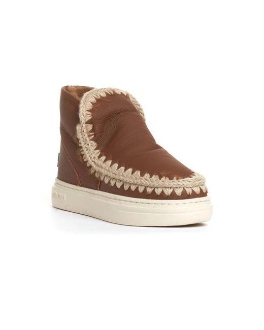 Mou Brown Winter Boots