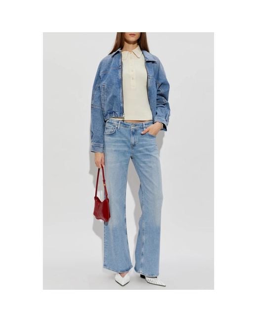 Denim Jackets Agolde de color Blue