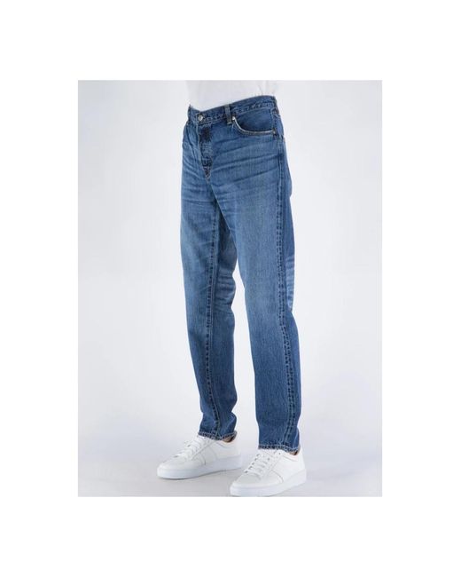 Edwin Blue Straight Jeans for men