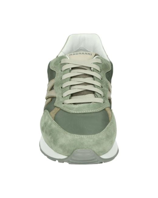 Magnanni Shoes Grüne Freizeit-Sneaker Mit Herausnehmbarer Innensohle in Green für Herren