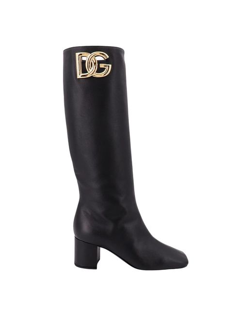 Dolce & Gabbana Black High Boots