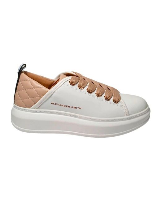 Alexander Smith White Pelle Sneaker