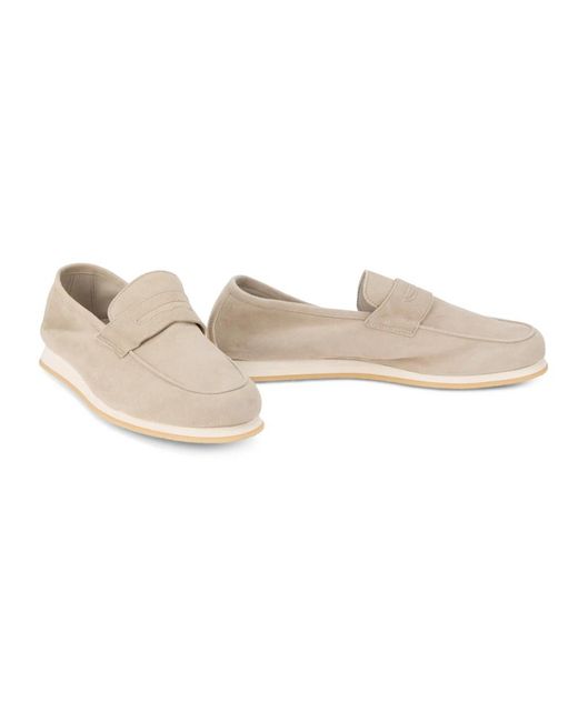 Fedeli White Loafers for men