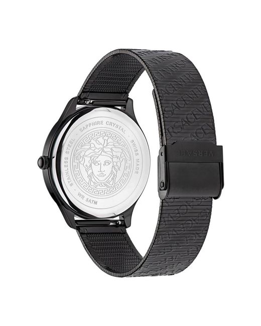 Versace Black Versce armbanduhr logo halo 38 mm ve2o00622