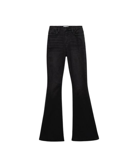 FRAME Black Flared Jeans