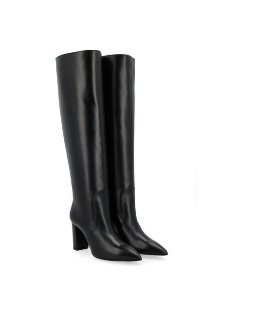 Via Roma 15 Black Heeled Boots