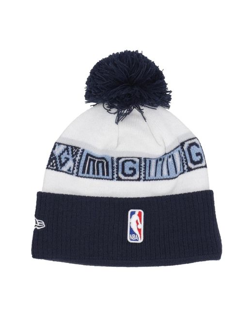 KTZ Blue Beanie Mit Bommel