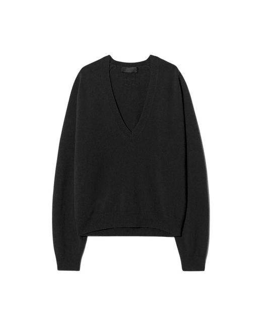 Nili Lotan Black Cashmere Knitwear