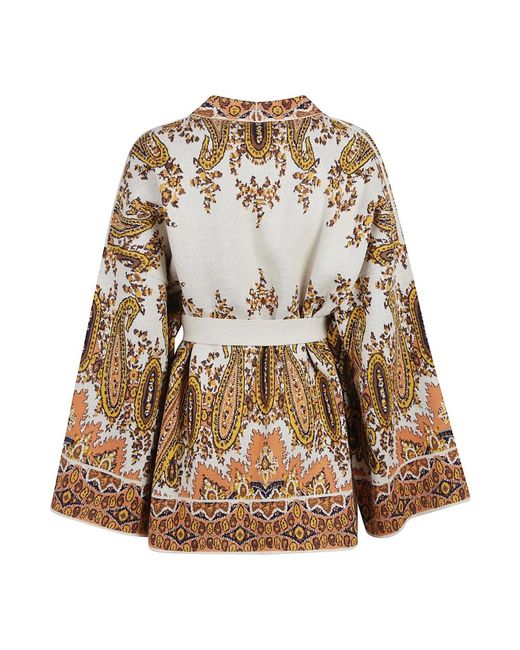Etro Brown Cardigans