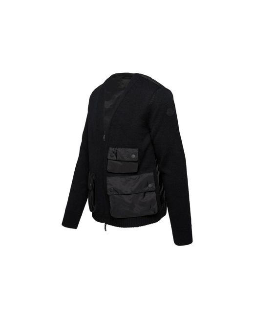 Cardigans di Moncler in Black da Uomo