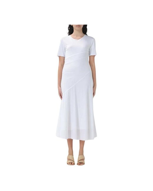 Add White Midi Dresses