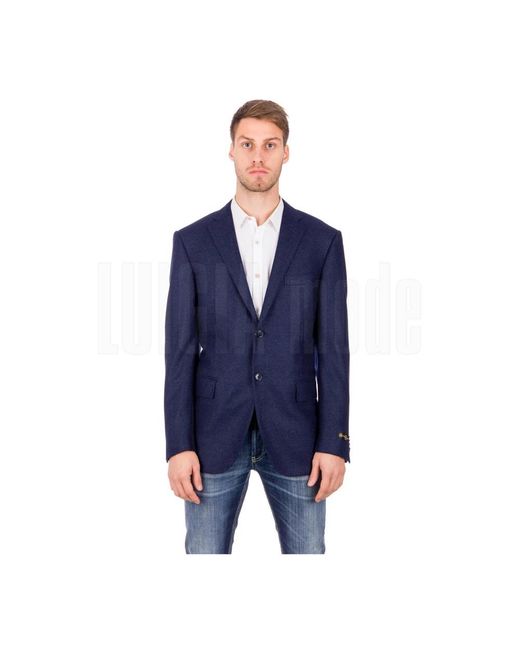 Corneliani Blue Blazers for men