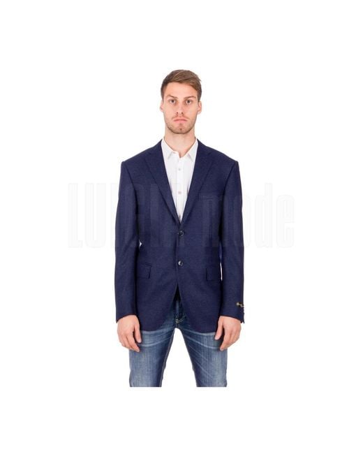 Corneliani Blue Blazers for men