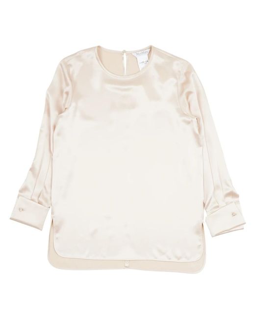 Max Mara White Blouses